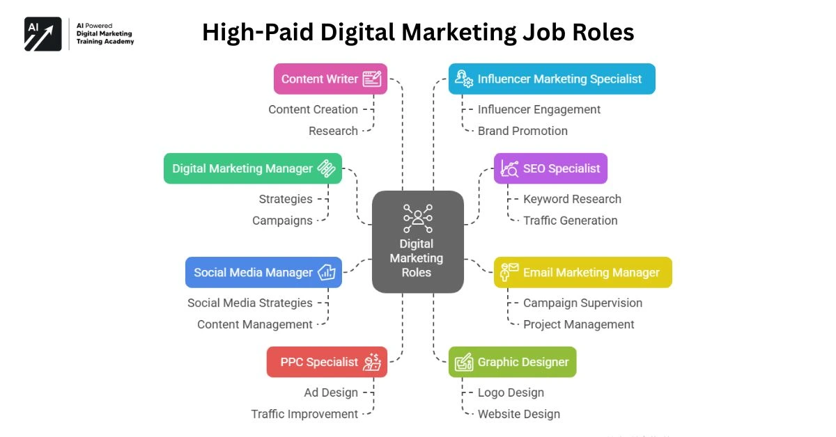 High-Paid Digital Marketing Job Roles