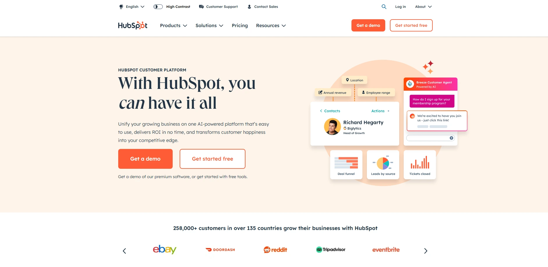 HubSpot Chatbot - Chatbots & Customer Support Tools