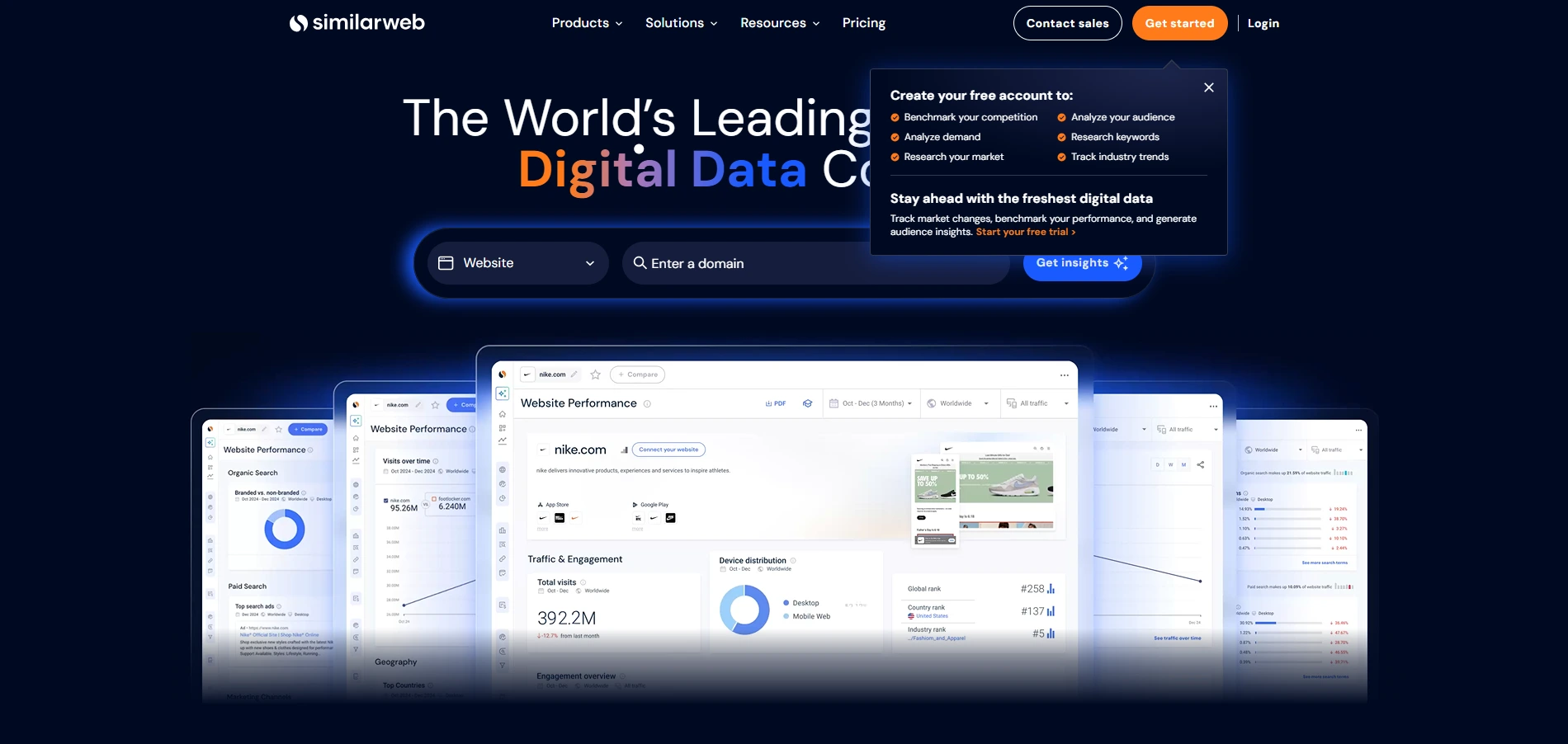 SimilarWeb - Market Research & Competitor Analysis Tools