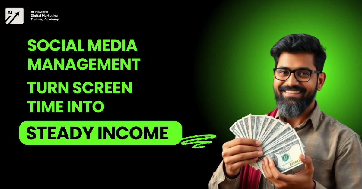 Social Media Management_ Turn Screen Time into Steady Income