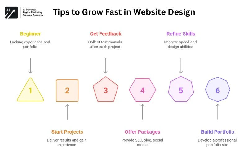 Tips to Grow Fast in Website Design