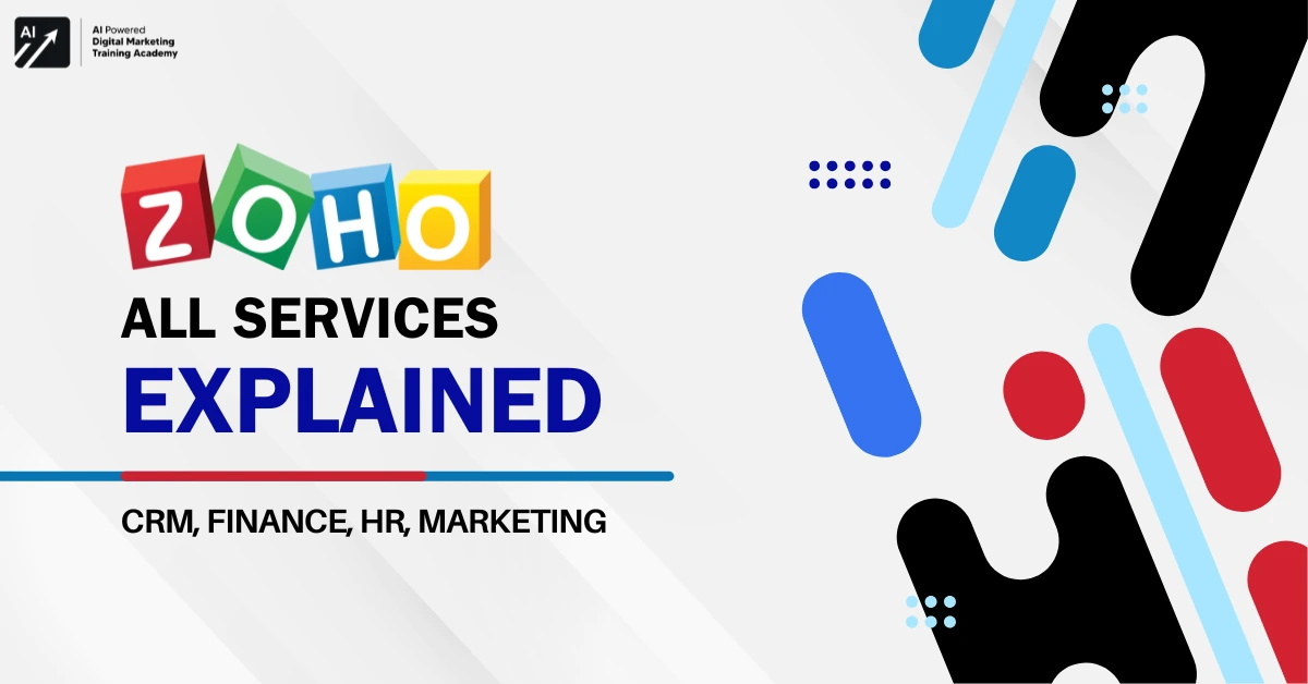 Zoho All Services Explained CRM, Finance, HR, Marketing
