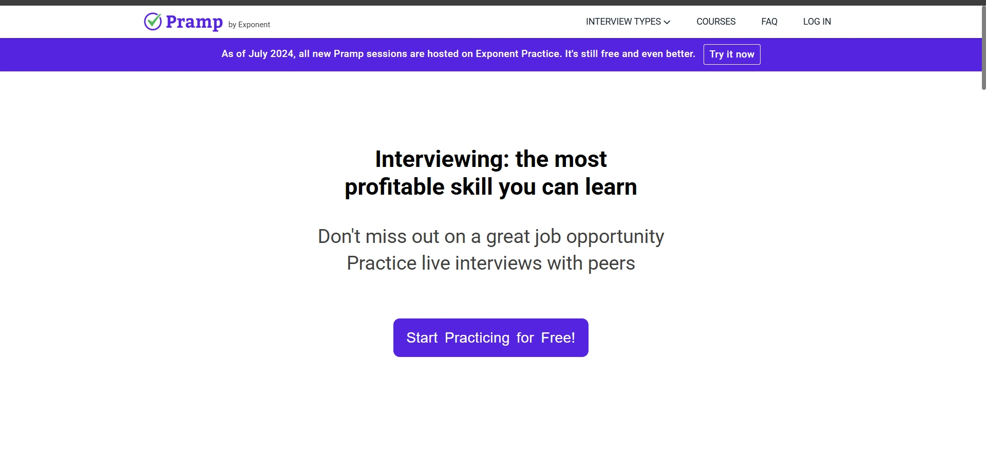 Pramp-AI Tools for Job Seekers