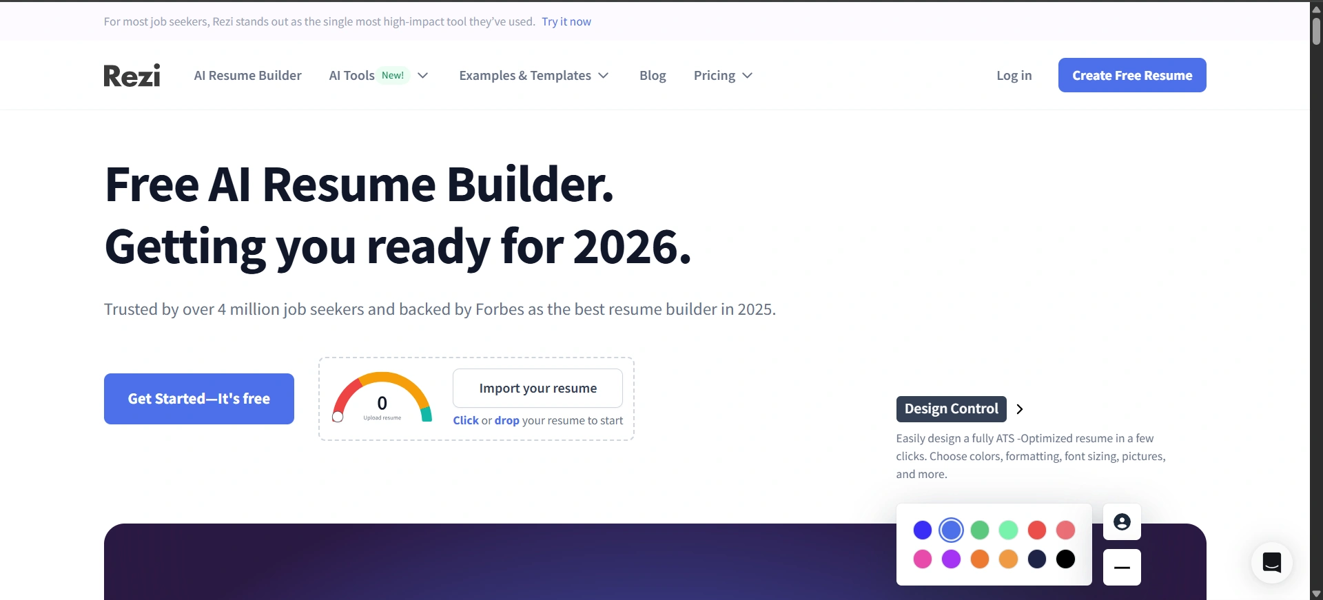 Rezi-AI Tools for Job Seekers