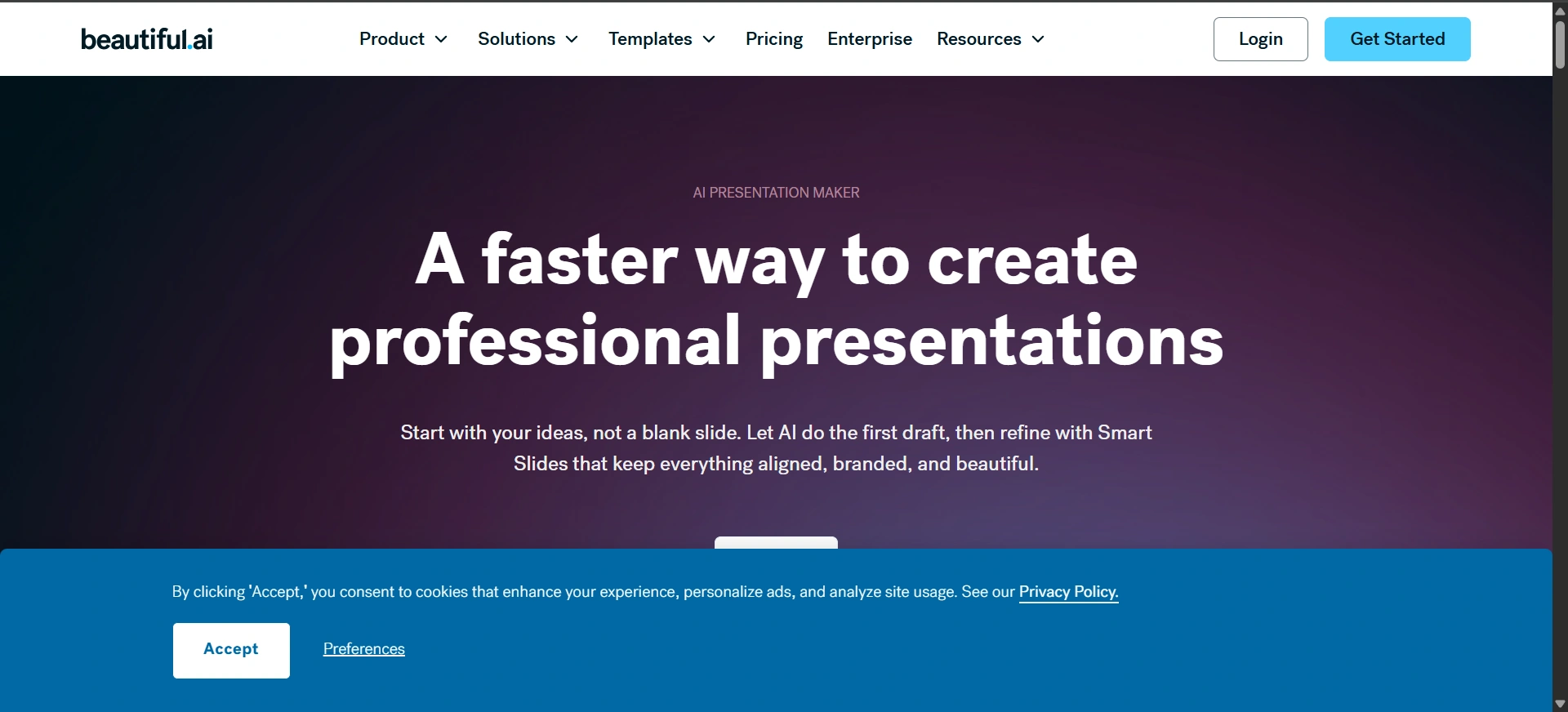 Beautiful.ai-AI Tools for Job Seekers