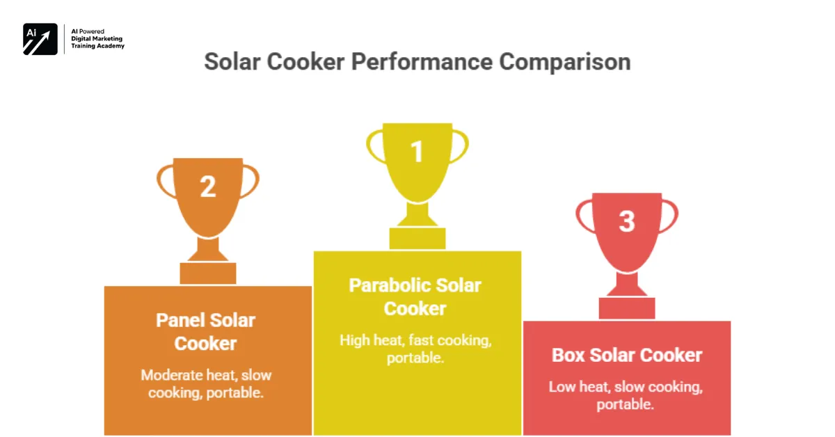 5.Types of Solar Cookers Comparison