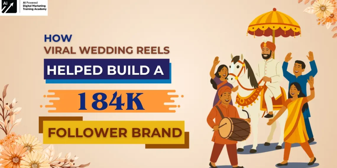 How viral wedding reels helped build a 184k follower brand