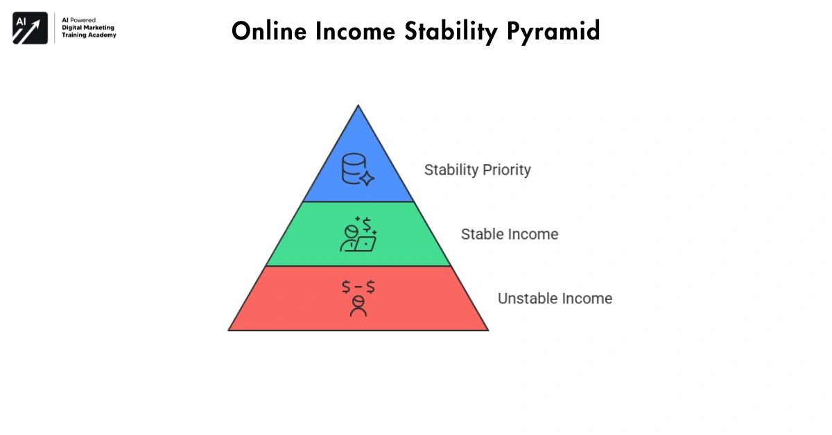 Income Stability vs Income Spikes-online business ideas in India