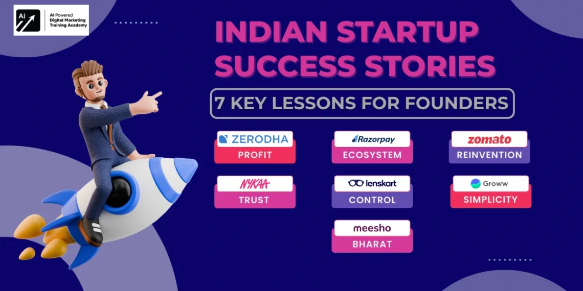 Indian Startup Success Stories - 7 Key Lessons for Founders