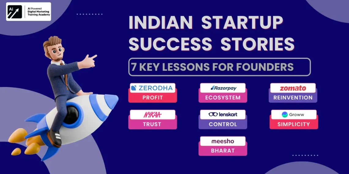 Indian Startup Success Stories - 7 Key Lessons for Founders