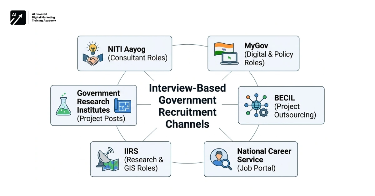 Interview based government recruitment channels