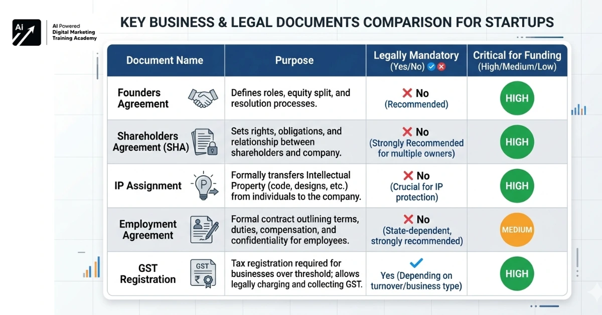 Legal Documents Comparison