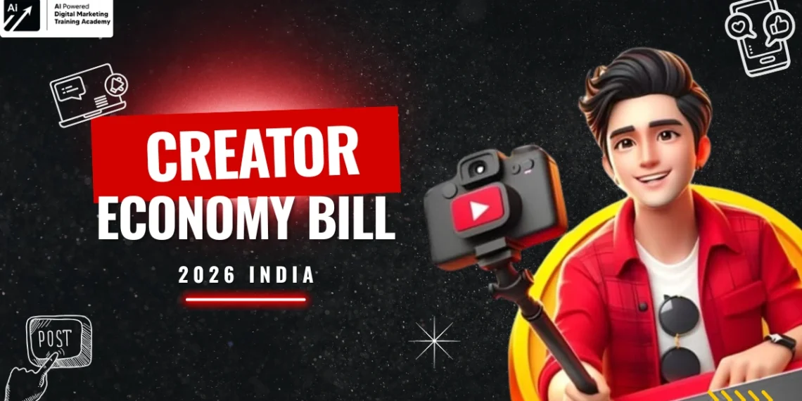 Creator Economy Bill 2026 India