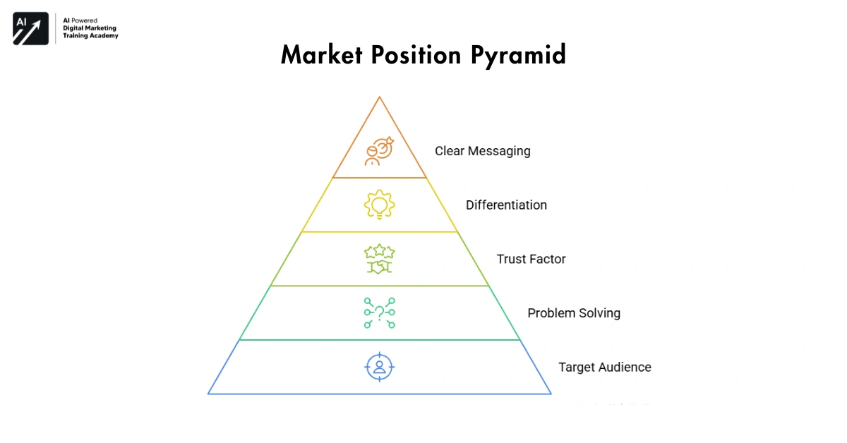 Market Position Pyramid-digital marketing for business growth