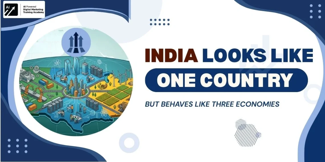 india looks like one country but behaves like three economies