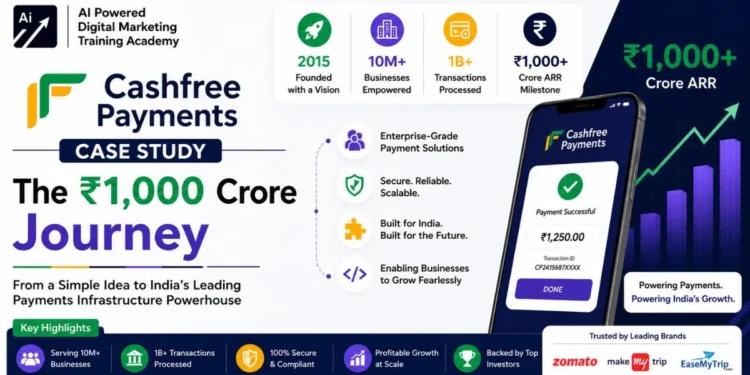 Cashfree Payments Case Study: The ₹1,000 Crore Journey
