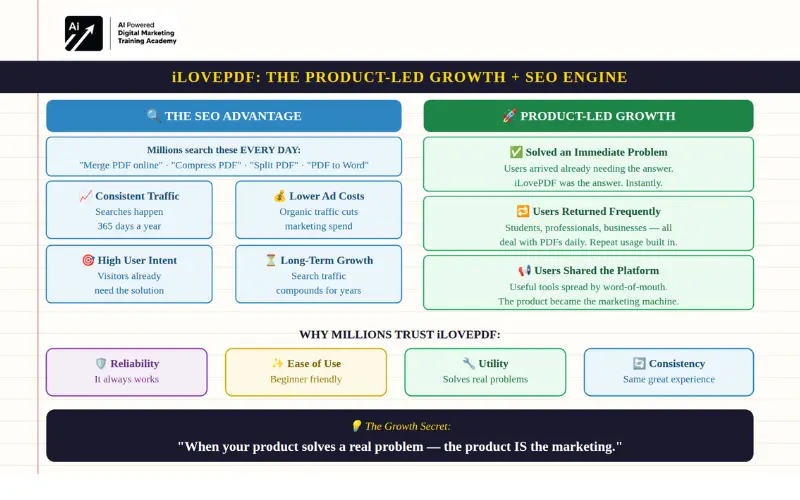SEO + Product-Led Growth Engine - iLovePDF Case Study
