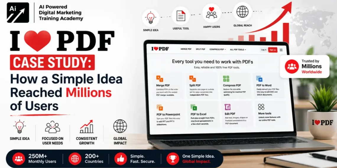 iLovePDF Case Study: How a Simple Idea Reached Millions